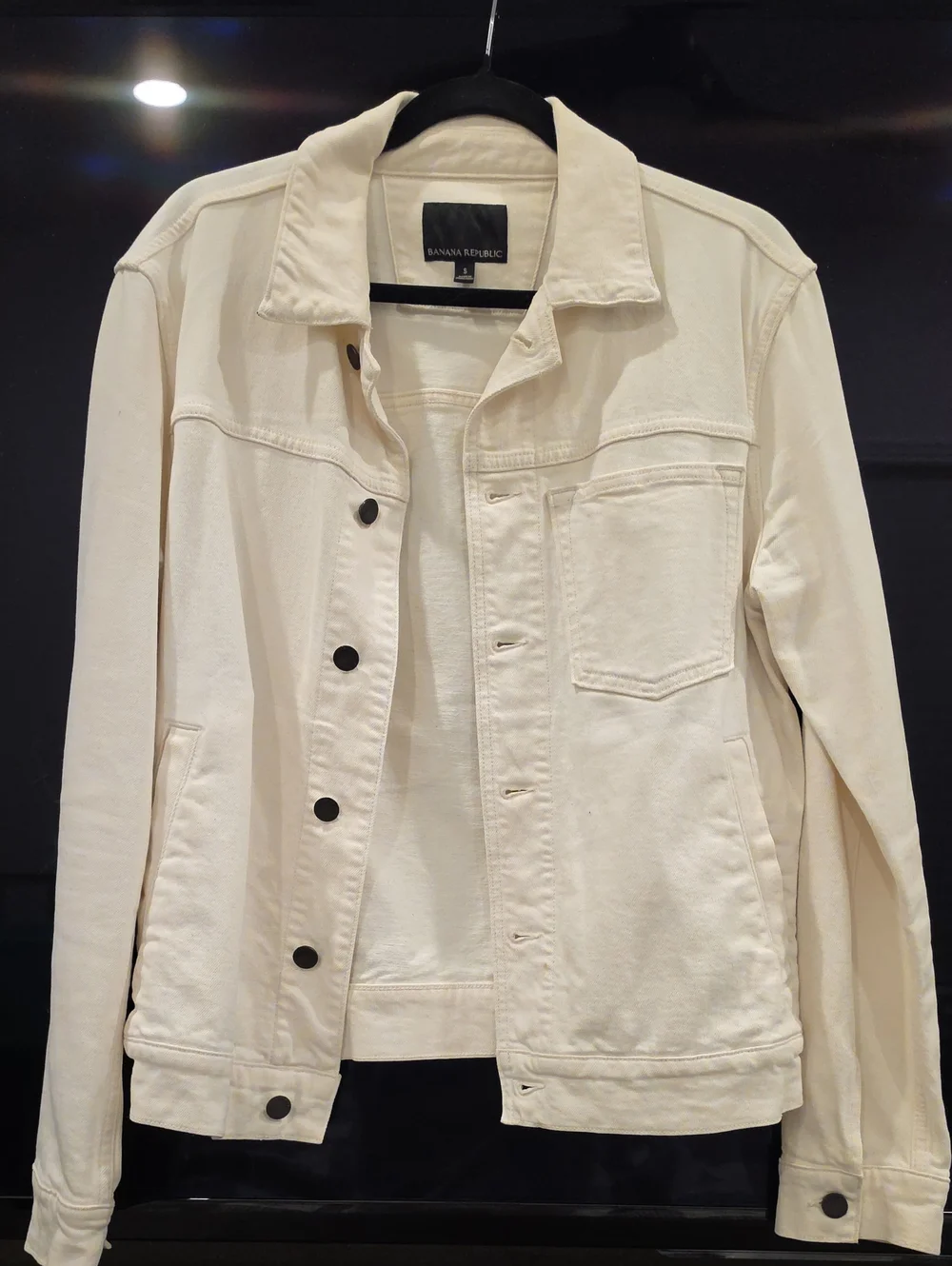 Banana Republic Men's Off-White Shirt Jacket